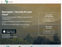 Tablet Screenshot of boxcryptor.com